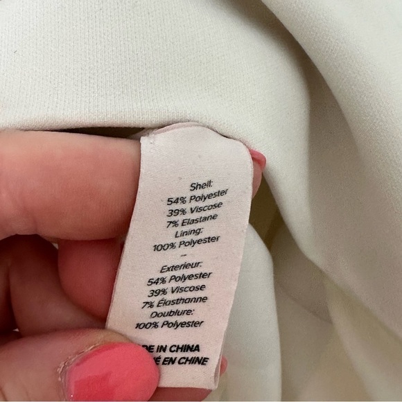 Cinq A Sept Size 2 White Josie Fringe Asymmetrical Mini Dress - Picture 7 of 9